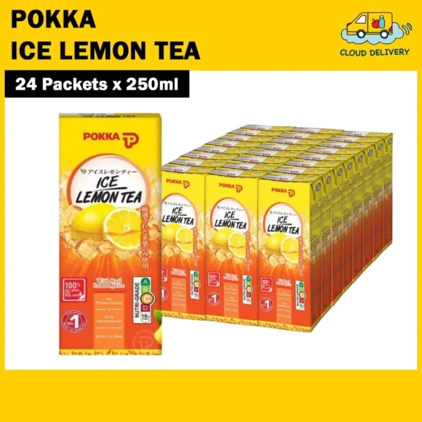 Pokka Tea (24 x 250ml) [Green Tea/Lemon Tea/Strawberry Tea/Blueberry Tea/Peach Tea/Oolong/Bandung/Houjicha/Kiyo] - Image 6